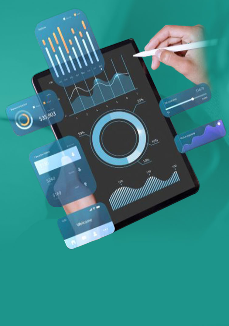 Person writing on a digital tablet with a pen, highlighting the impact of emerging technologies like AI, AR, and predictive analytics on the future of digital marketing.