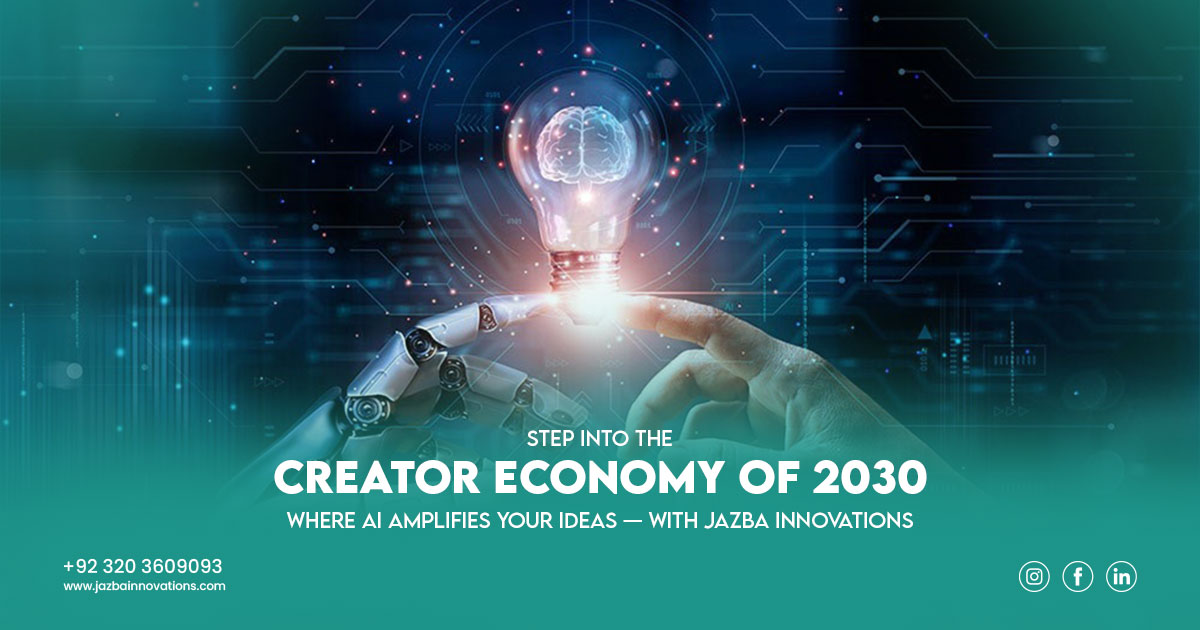 Human and robotic hands holding a glowing tube light symbolizing AI-powered creativity